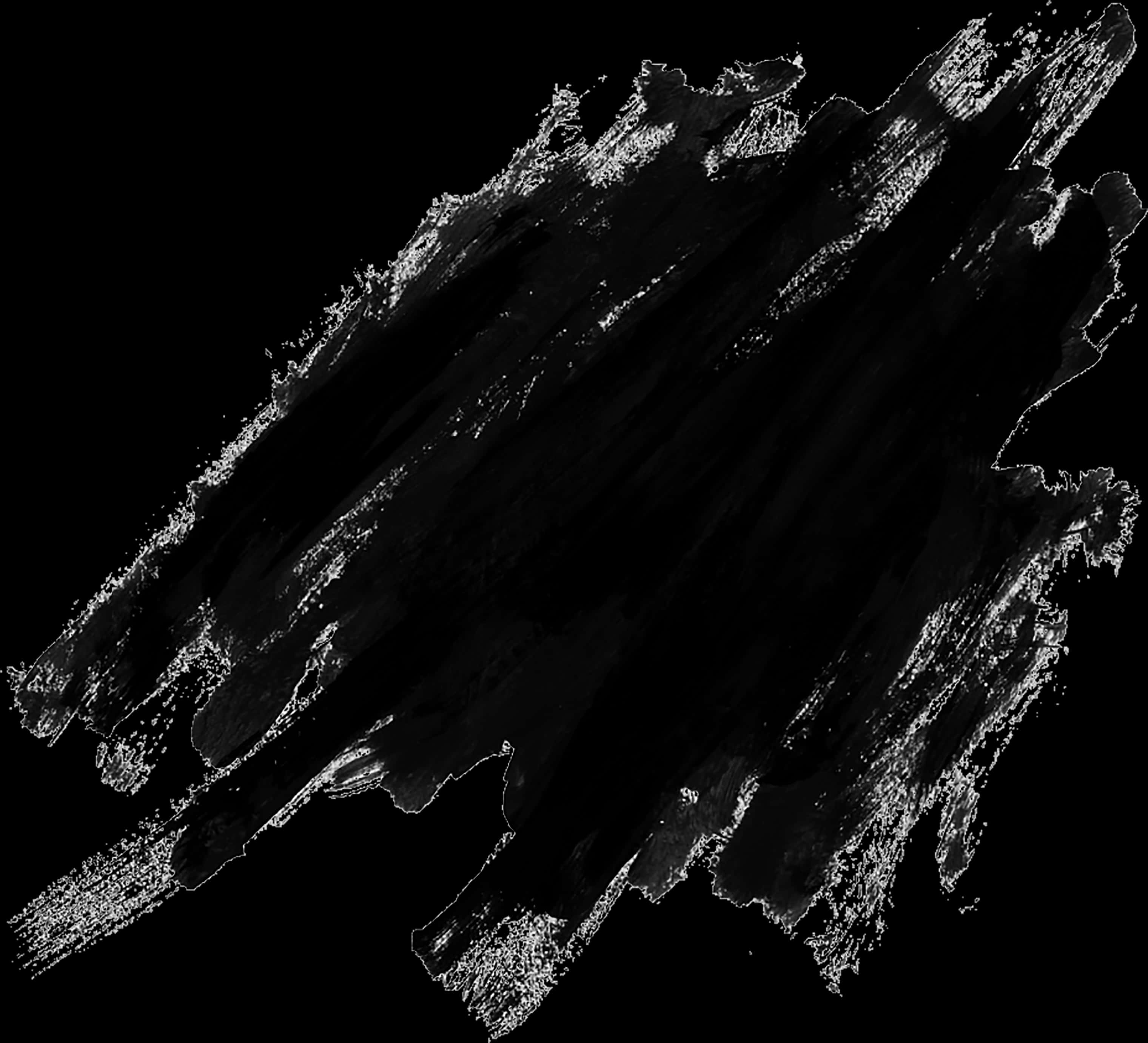 Abstract_ Black_ Paint_ Stroke_ Texture PNG Image