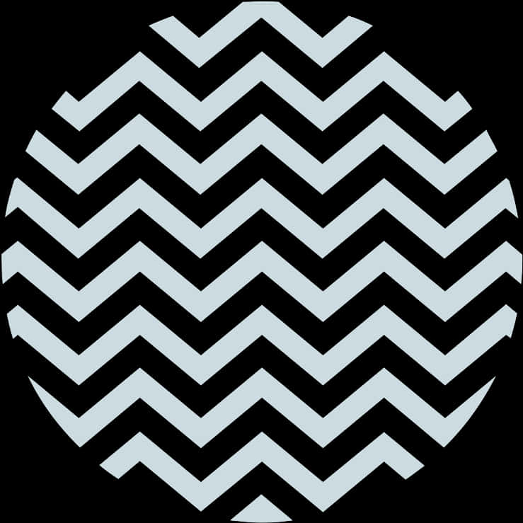 Abstract Blackand White Chevron Pattern PNG Image