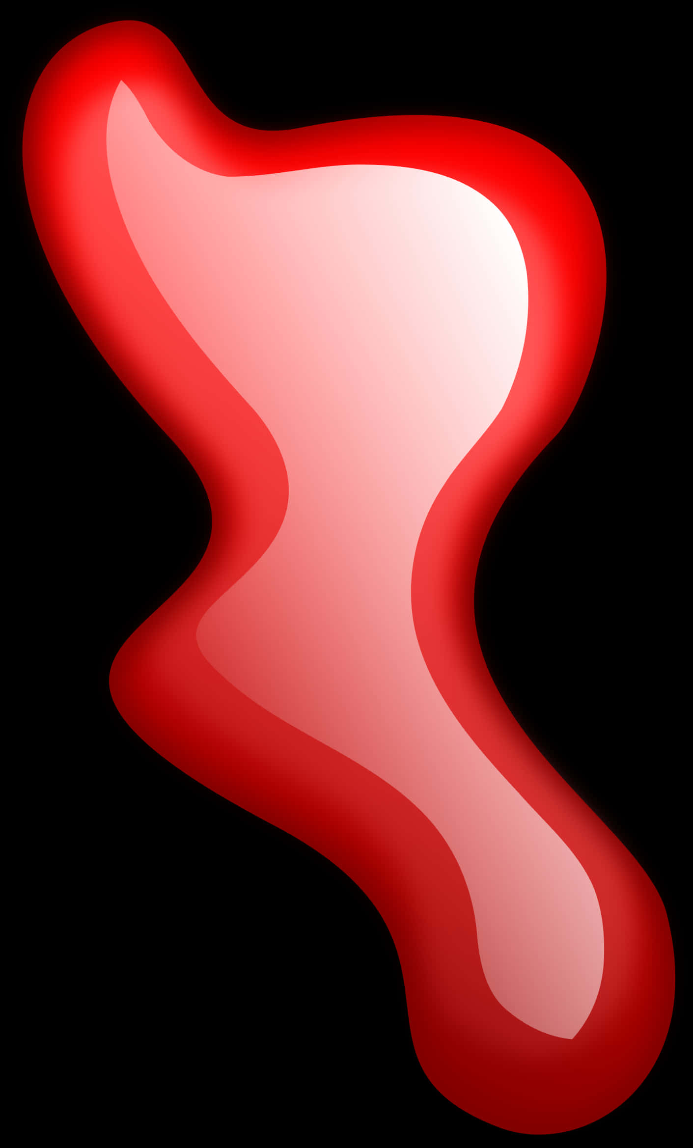 Abstract Blood Drop Illustration PNG Image