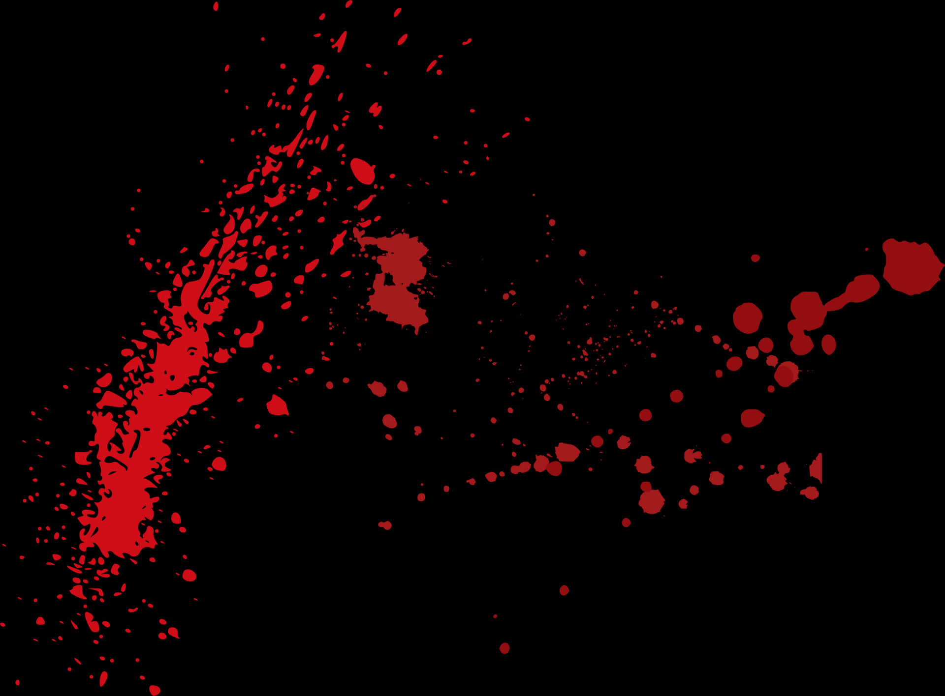 Abstract Blood Splatter Pattern PNG Image