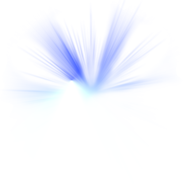 Abstract Blue Explosion Art PNG Image