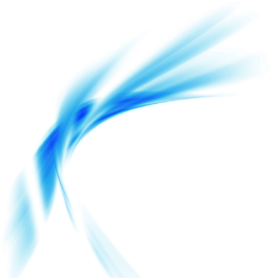 Abstract Blue Flame Art PNG Image