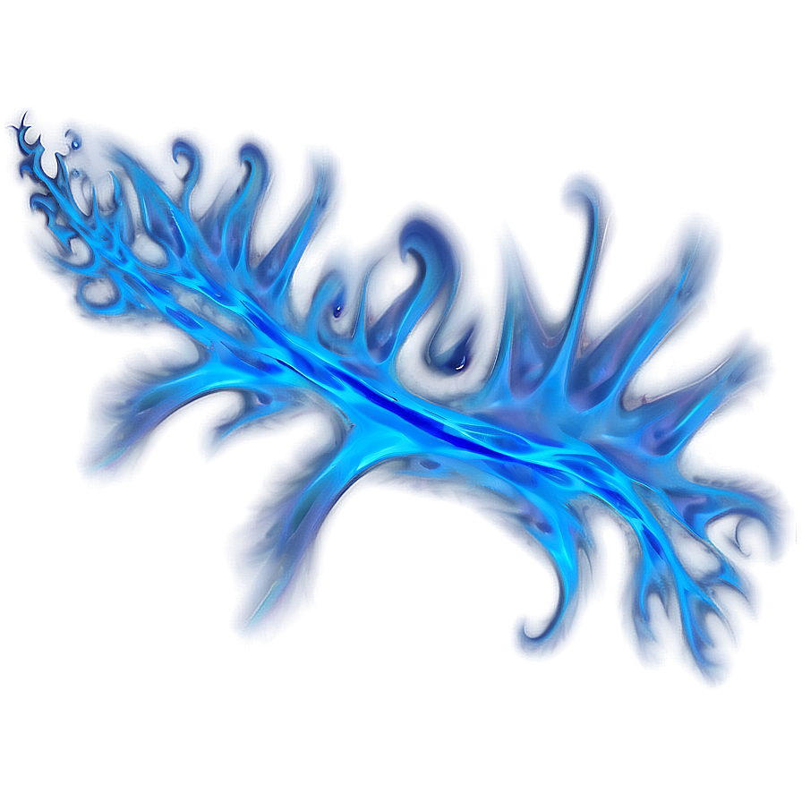 Abstract Blue Flame Swirl Png 76 PNG Image