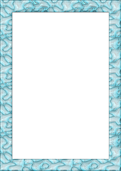 Abstract Blue Frame Template PNG Image