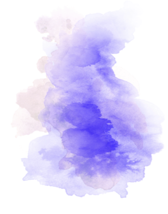 Abstract Blue Ink Explosion PNG Image