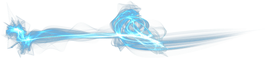 Abstract Blue Light Energy Wave PNG Image