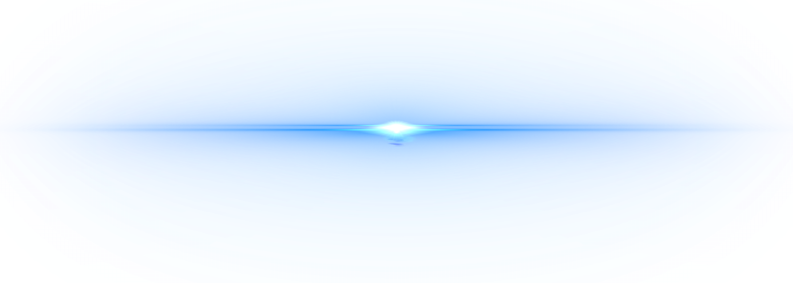 Abstract Blue Light Flare PNG Image