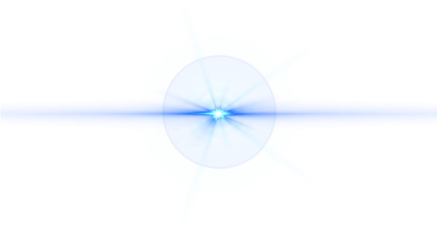 Abstract Blue Light Flare PNG Image