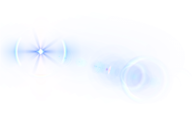 Abstract Blue Light Flare PNG Image