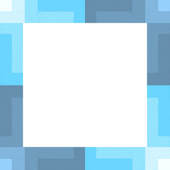 Abstract Blue Pixel Art Background PNG Image