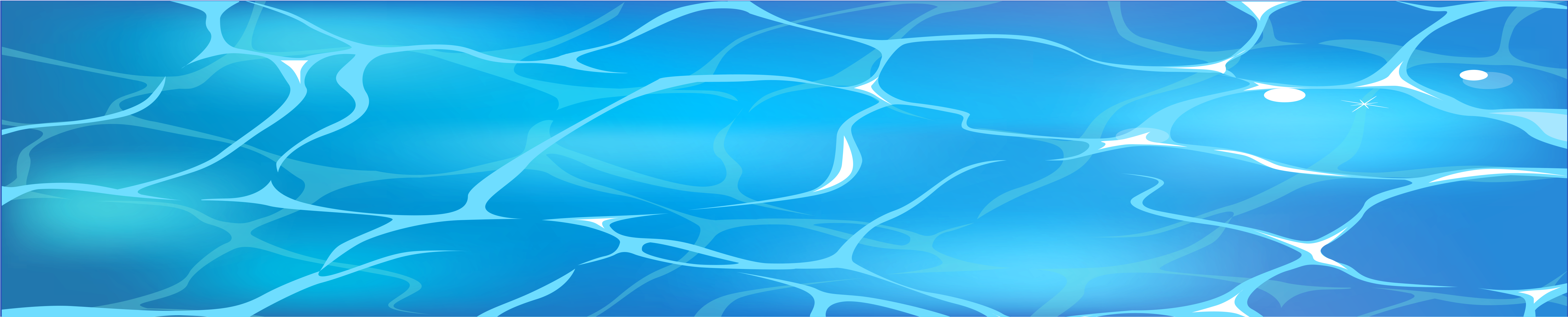 Abstract Blue Water Wave Pattern PNG Image