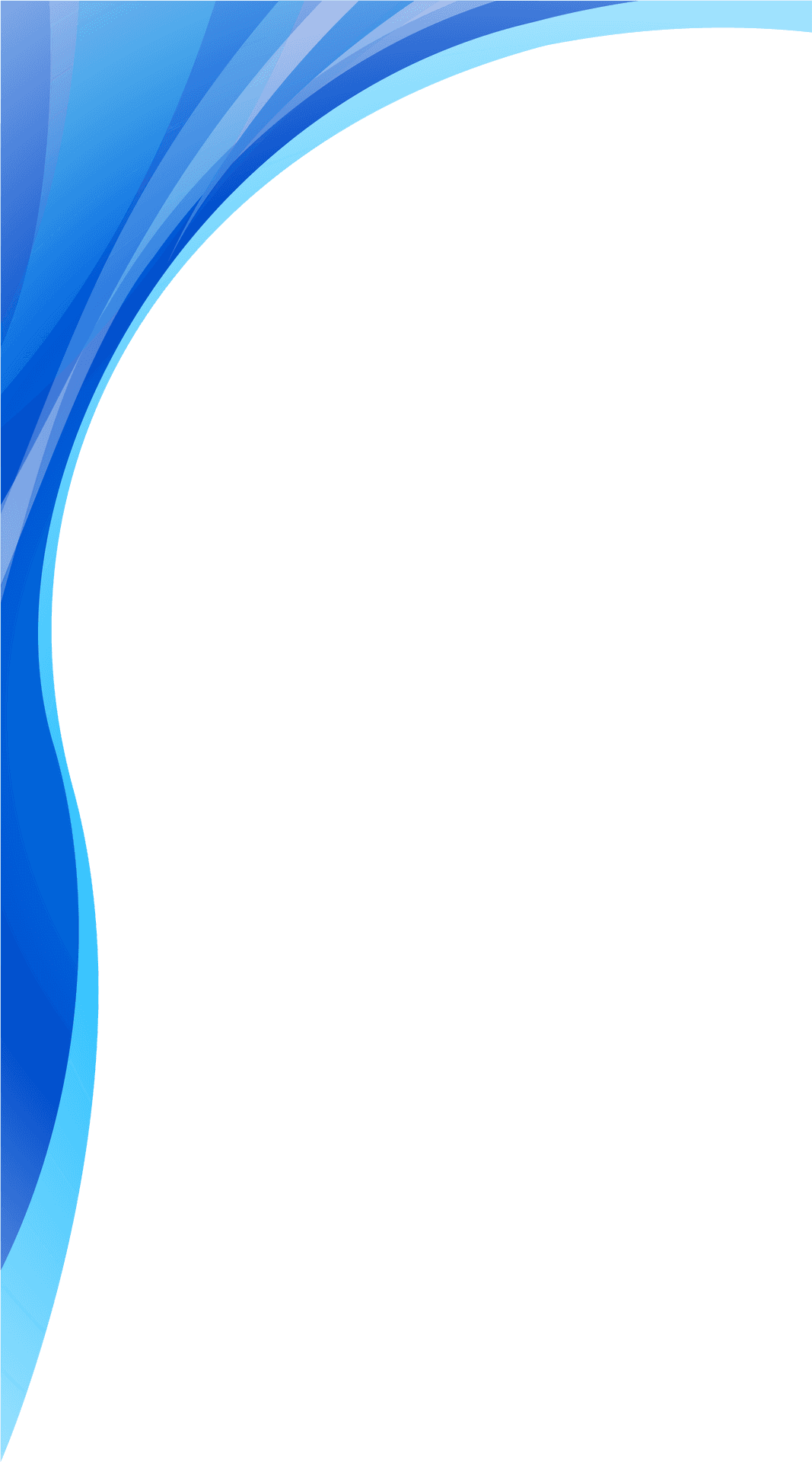 Abstract Blue Wave Design PNG Image