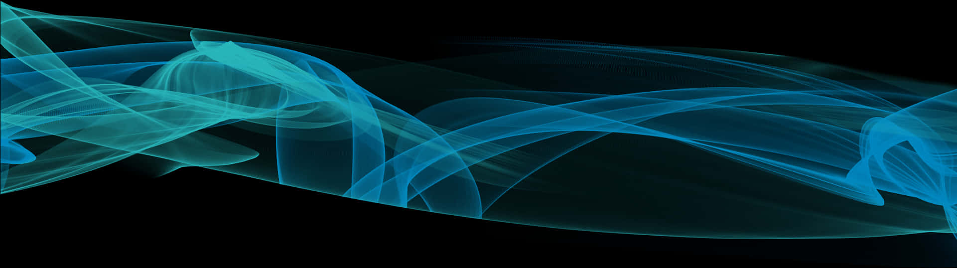 Abstract Blue Waves Background PNG Image