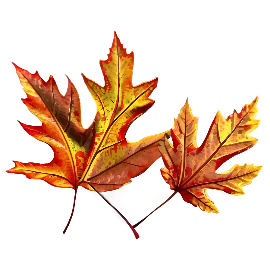 Abstract Blurry Fallen Leaves Png Osc PNG Image