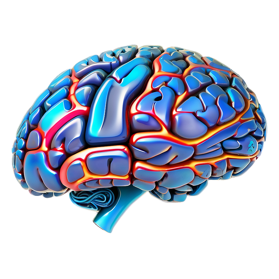 Abstract Brain Design Png 41 PNG Image