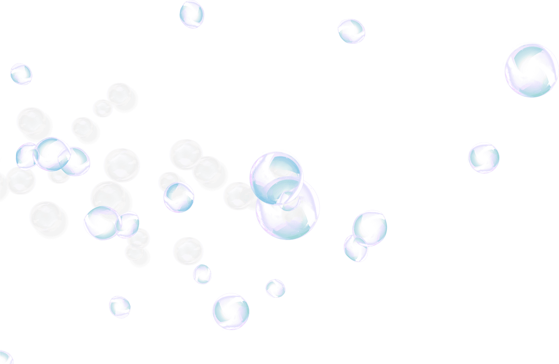 Abstract Bubble Swirls PNG Image