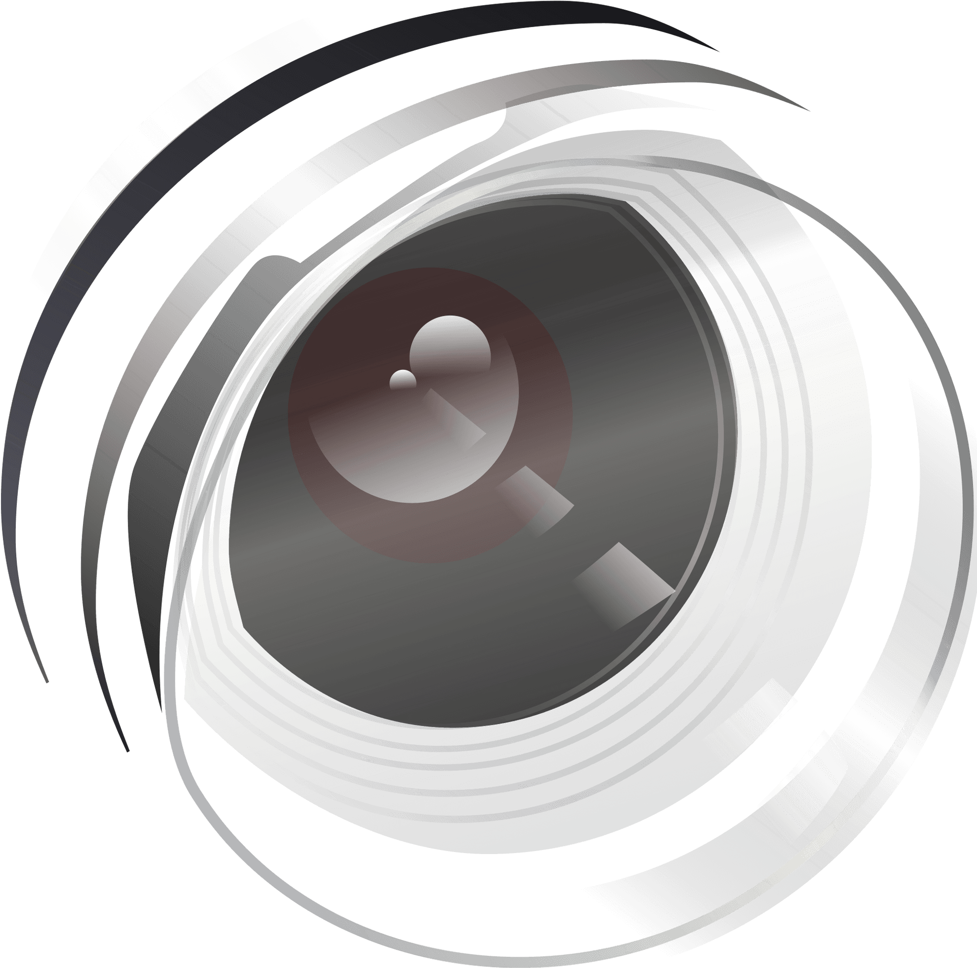 Abstract Camera Shutter Logo PNG Image