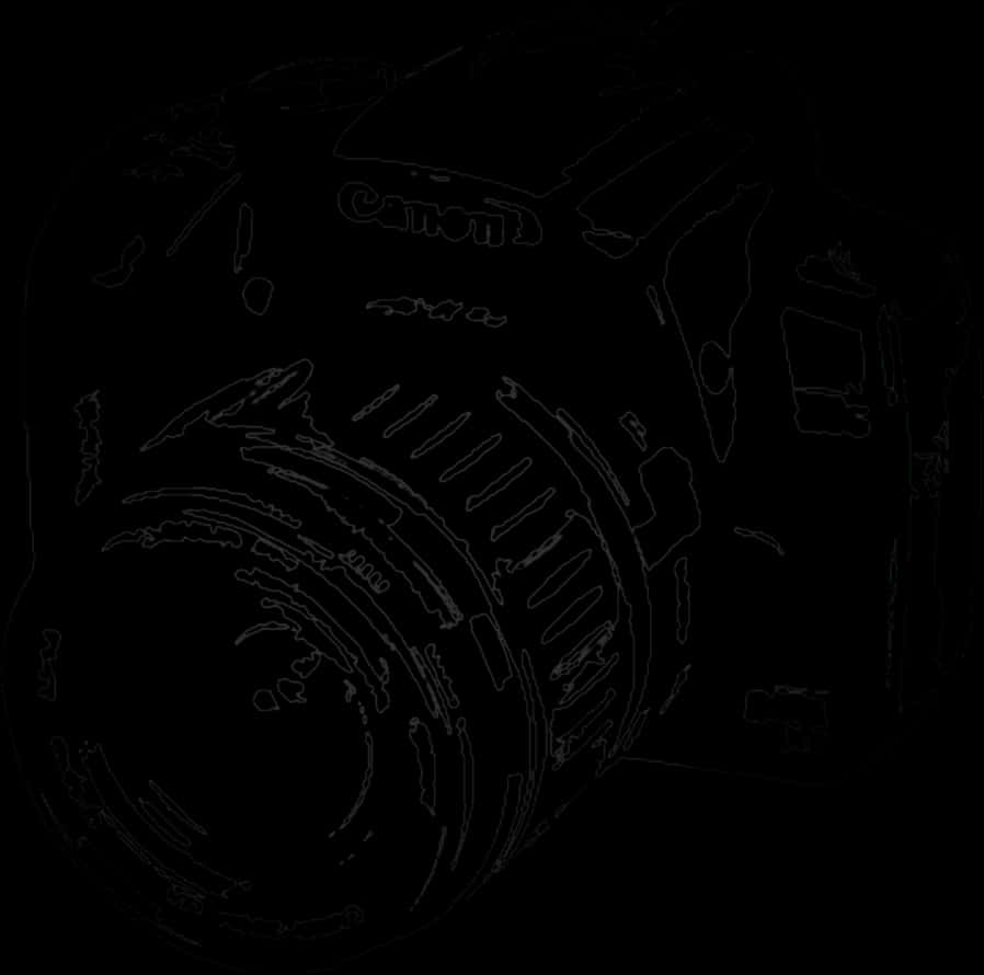 Abstract Camera Sketch PNG Image