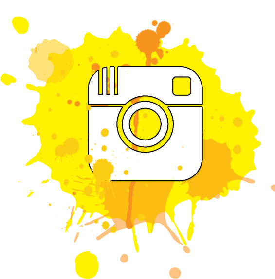 Abstract Camera Splash Art PNG Image