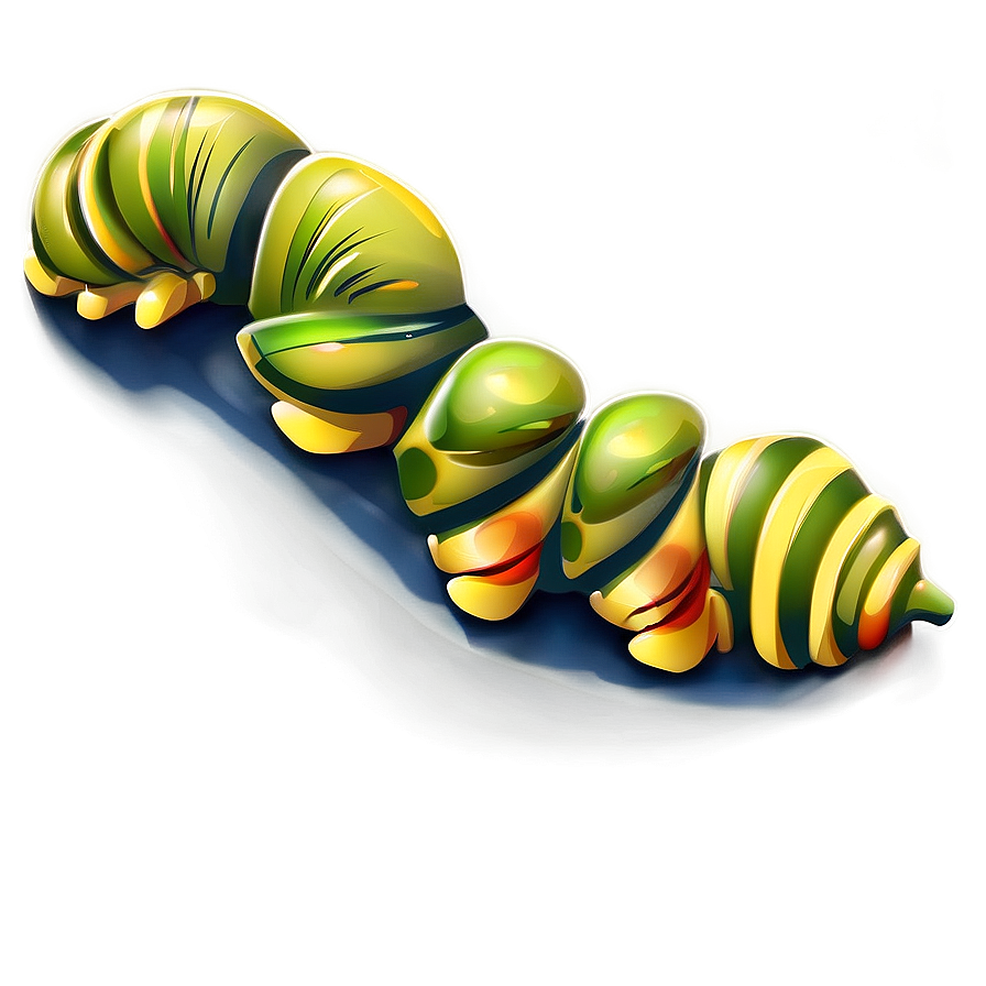 Abstract Caterpillar Art Png 05232024 PNG Image