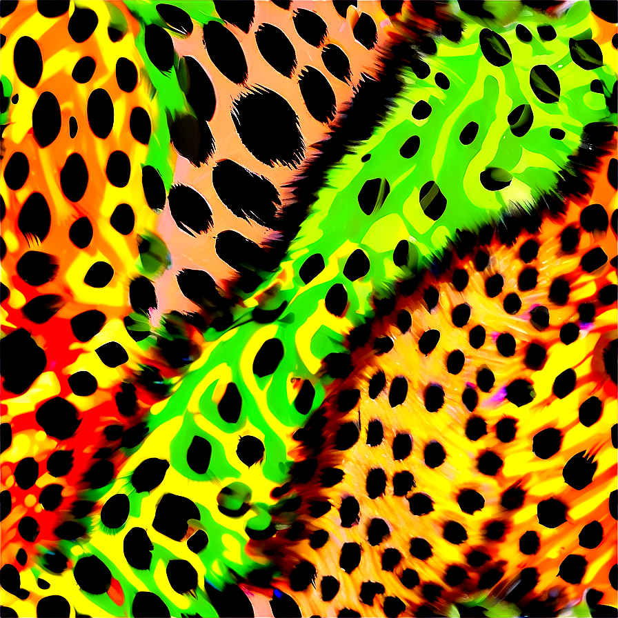 Abstract Cheetah Spots Png Bxn PNG Image