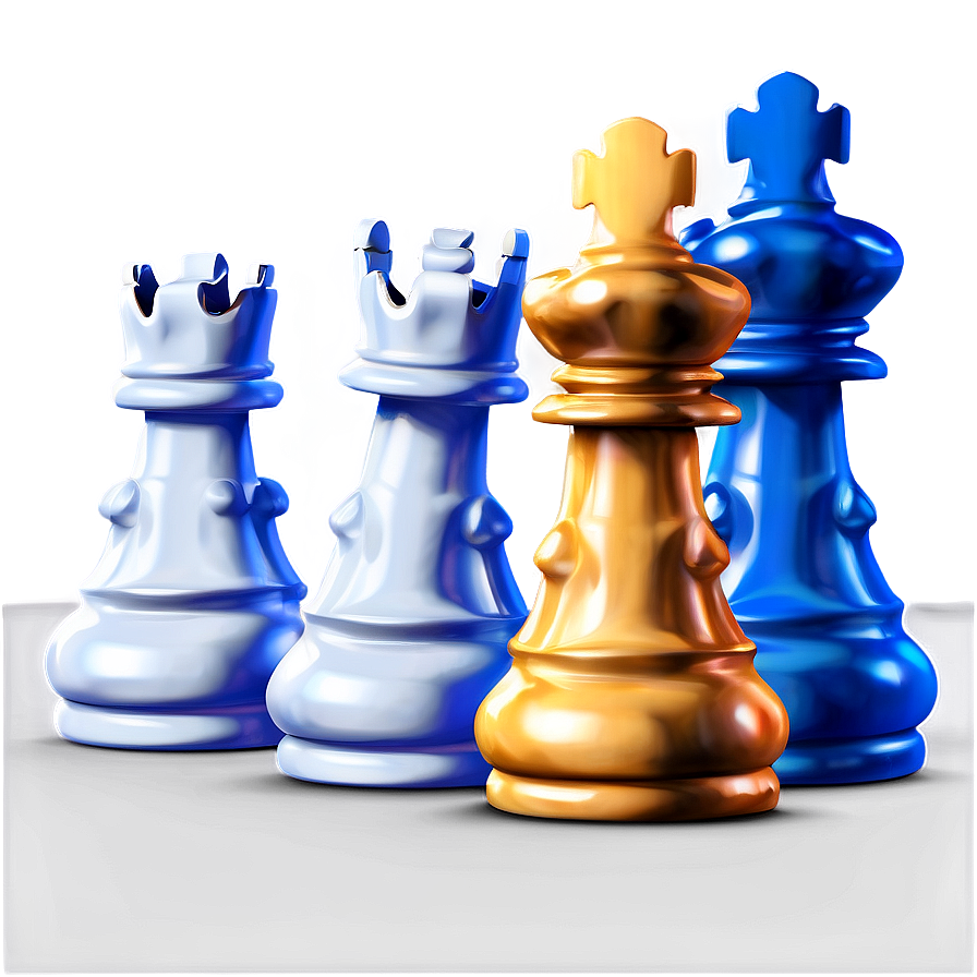 Abstract Chess Pieces Concept Png Dgx PNG Image