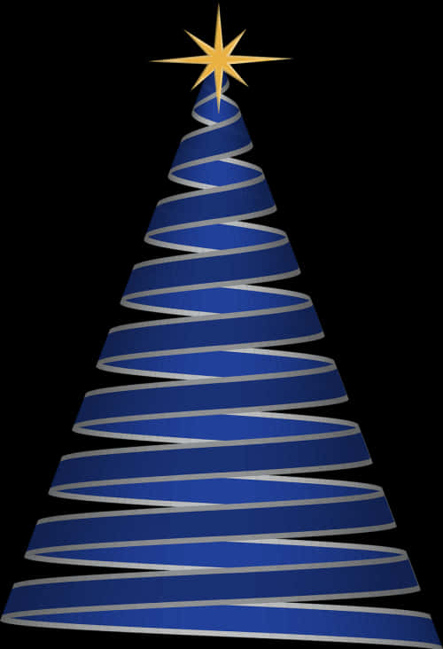 Abstract Christmas Tree Design PNG Image