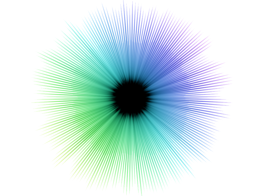 Abstract Circular Gradient Illusion PNG Image