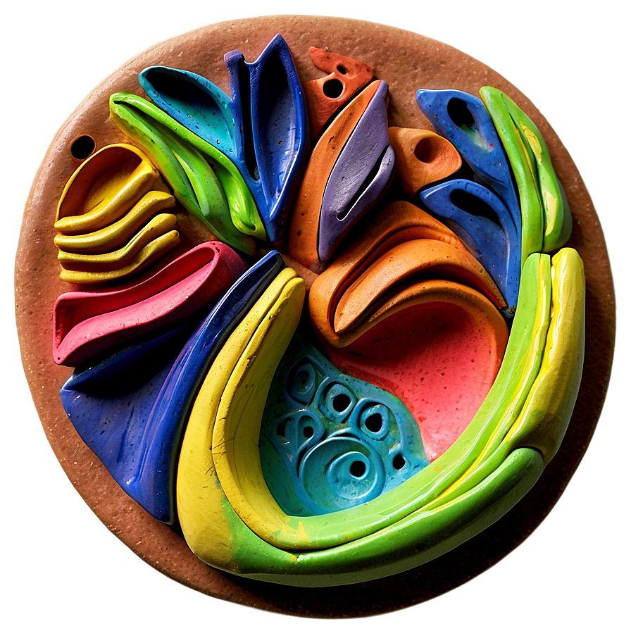 Abstract Clay Artwork Png Gll PNG Image