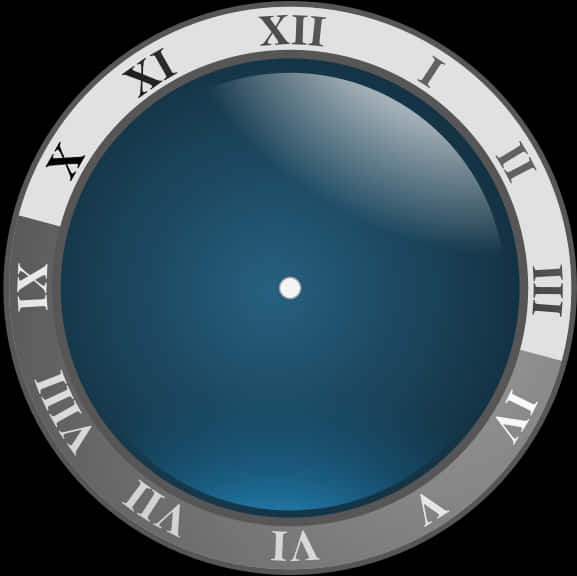 Abstract Clock Face Design PNG Image