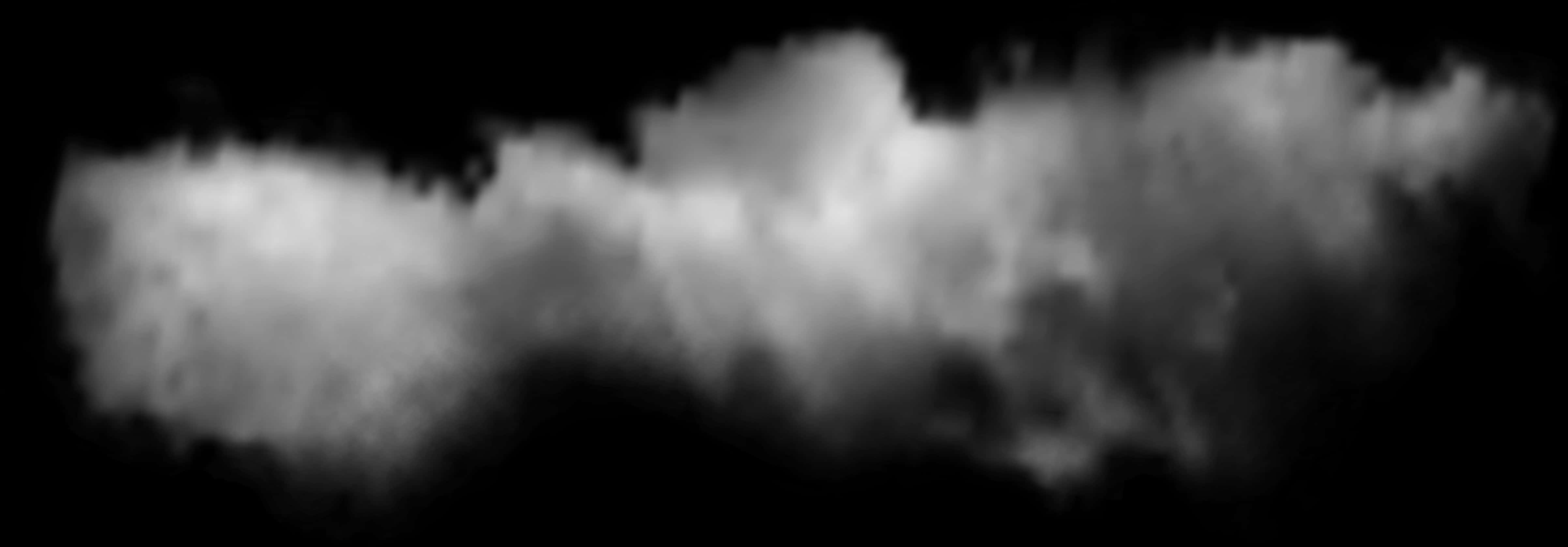 Abstract Cloud Formation Black Background PNG Image