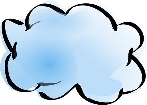 Abstract Cloud Graphic PNG Image