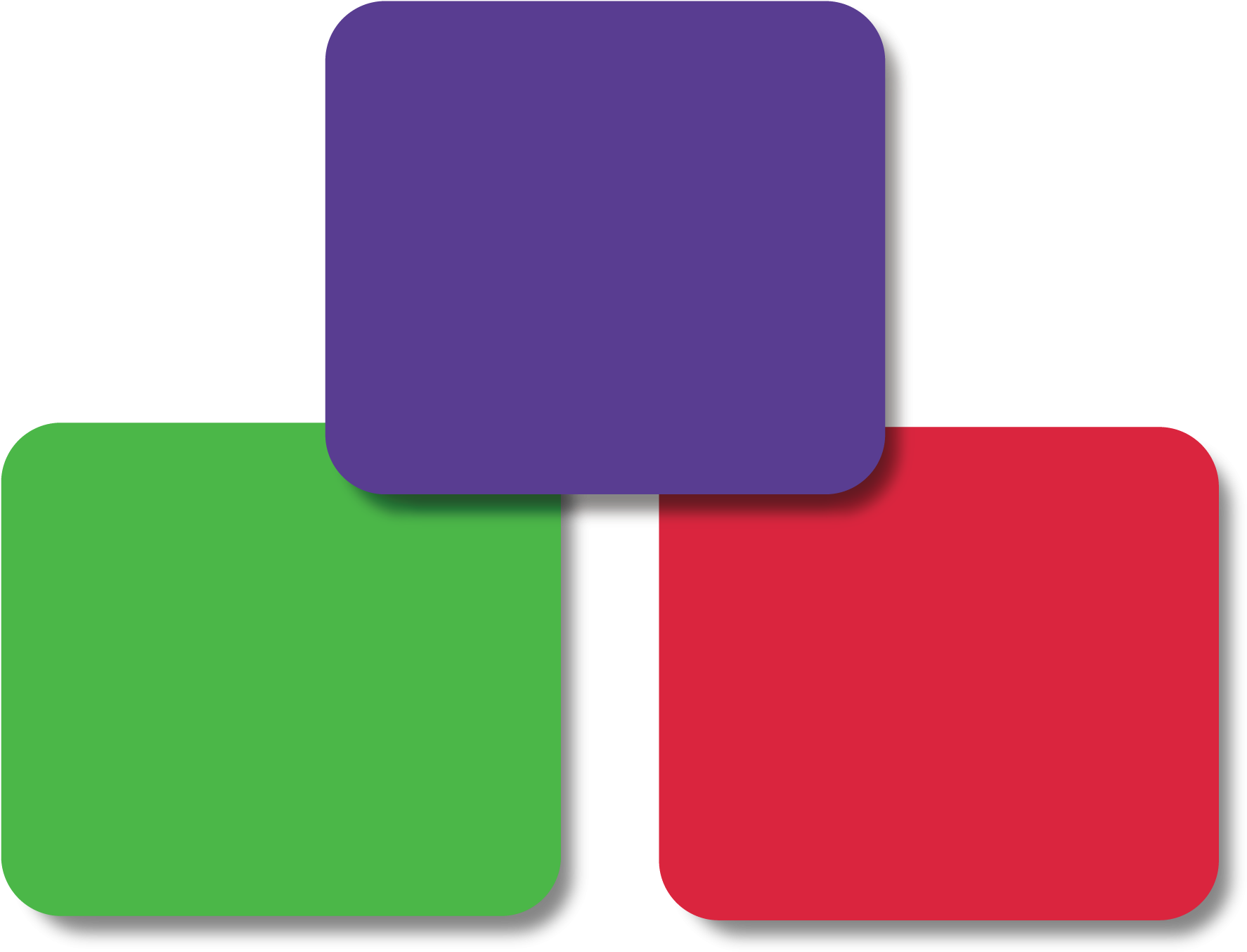 Abstract Color Blocks Design PNG Image