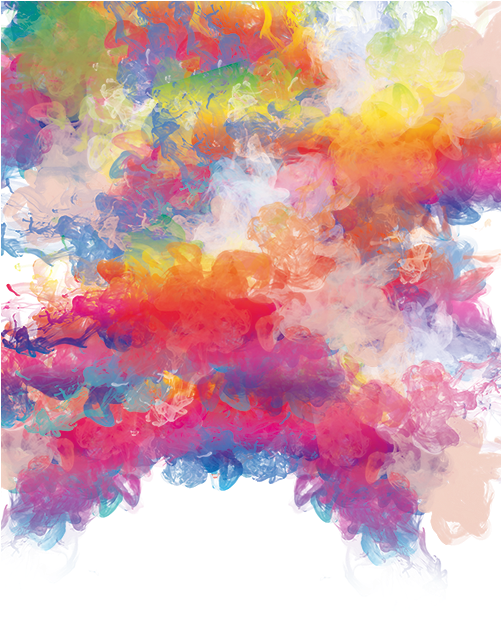 Abstract Color Explosion PNG Image