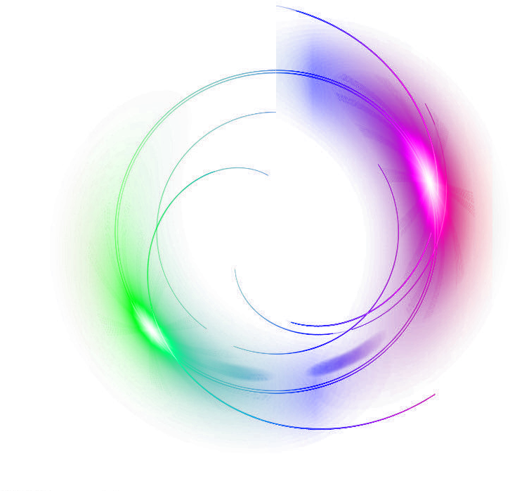 Abstract Color Swirls PNG Image