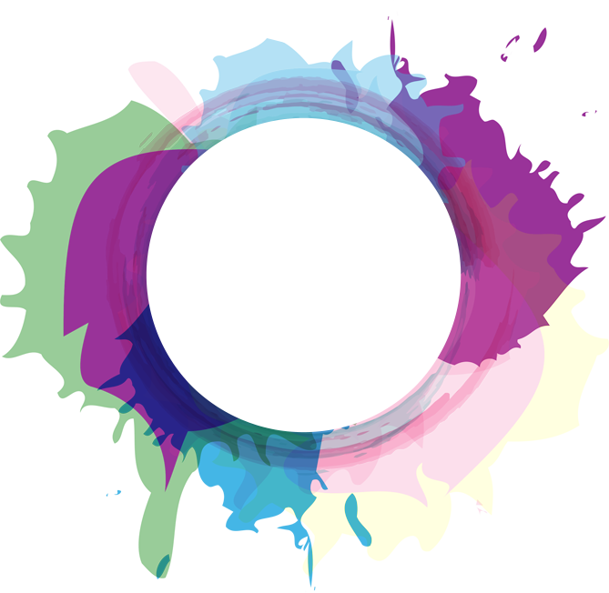 Abstract_ Colorful_ Circle_ Splash PNG Image