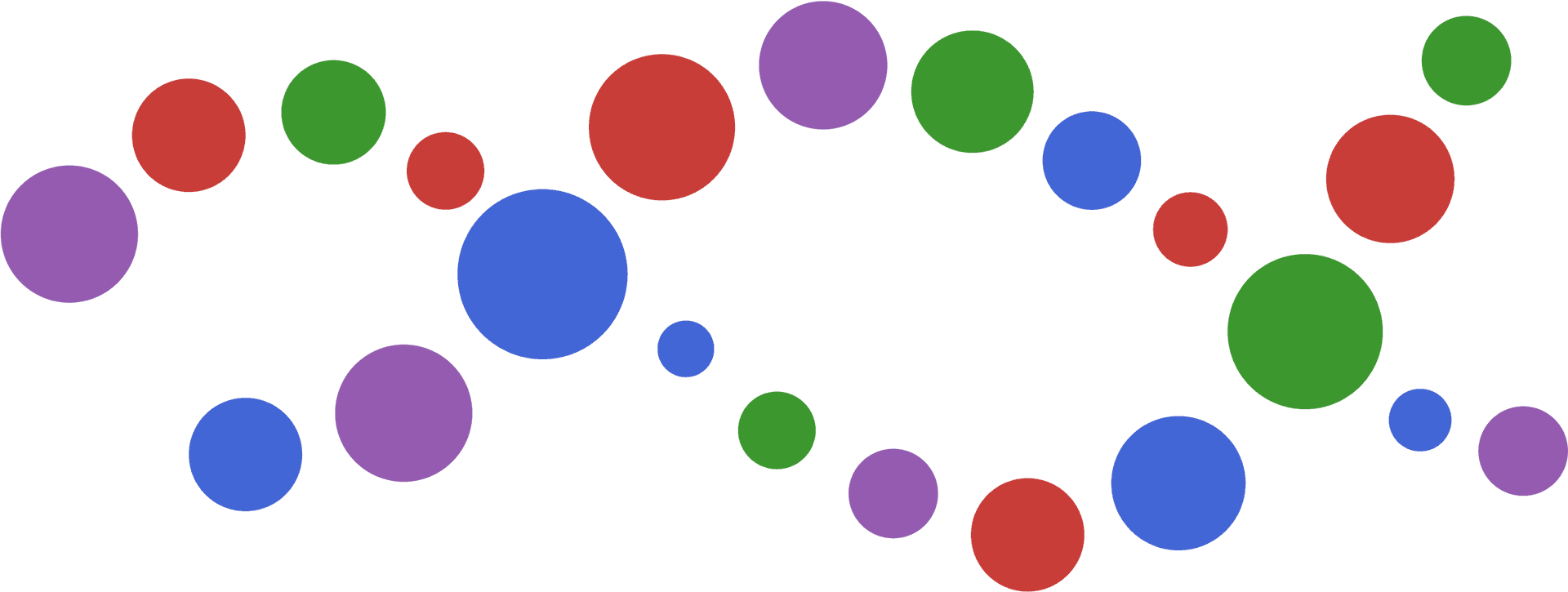 Abstract Colorful Circles Pattern PNG Image