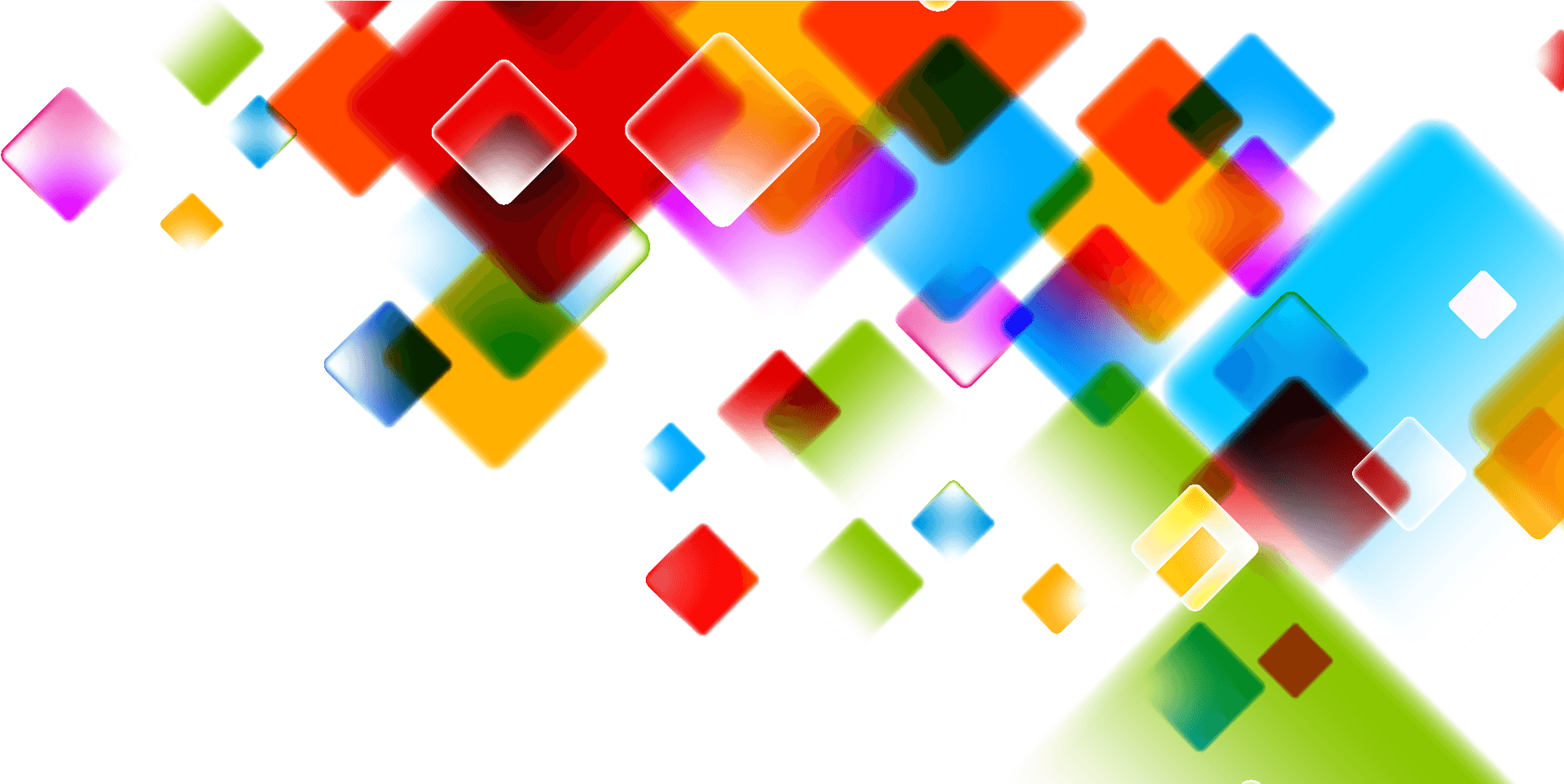 Abstract Colorful Squares Background PNG Image