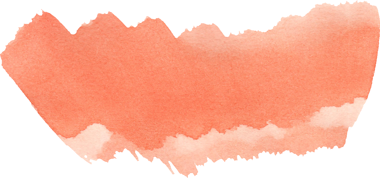 Abstract Coral Brush Stroke Vector PNG Image