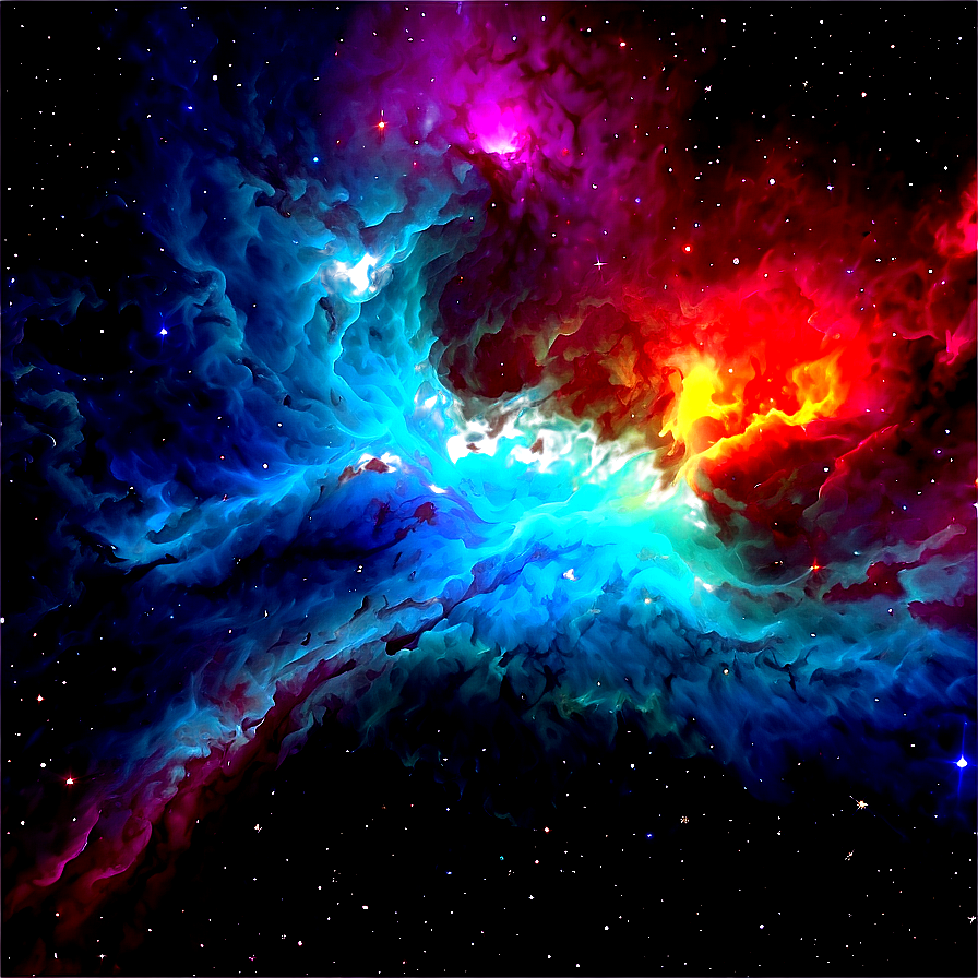 Abstract Cosmic Nebula Png 06202024 PNG Image