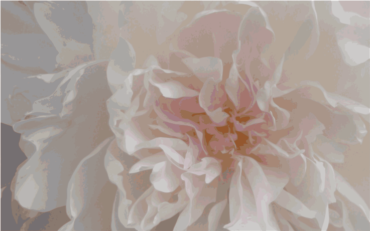 Abstract Dahlia Artwork PNG Image