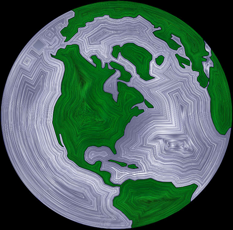 Abstract Earth Artwork PNG Image