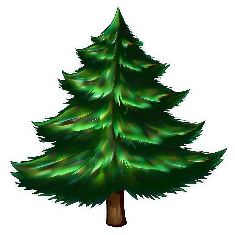 Abstract Evergreen Tree Png 06212024 PNG Image