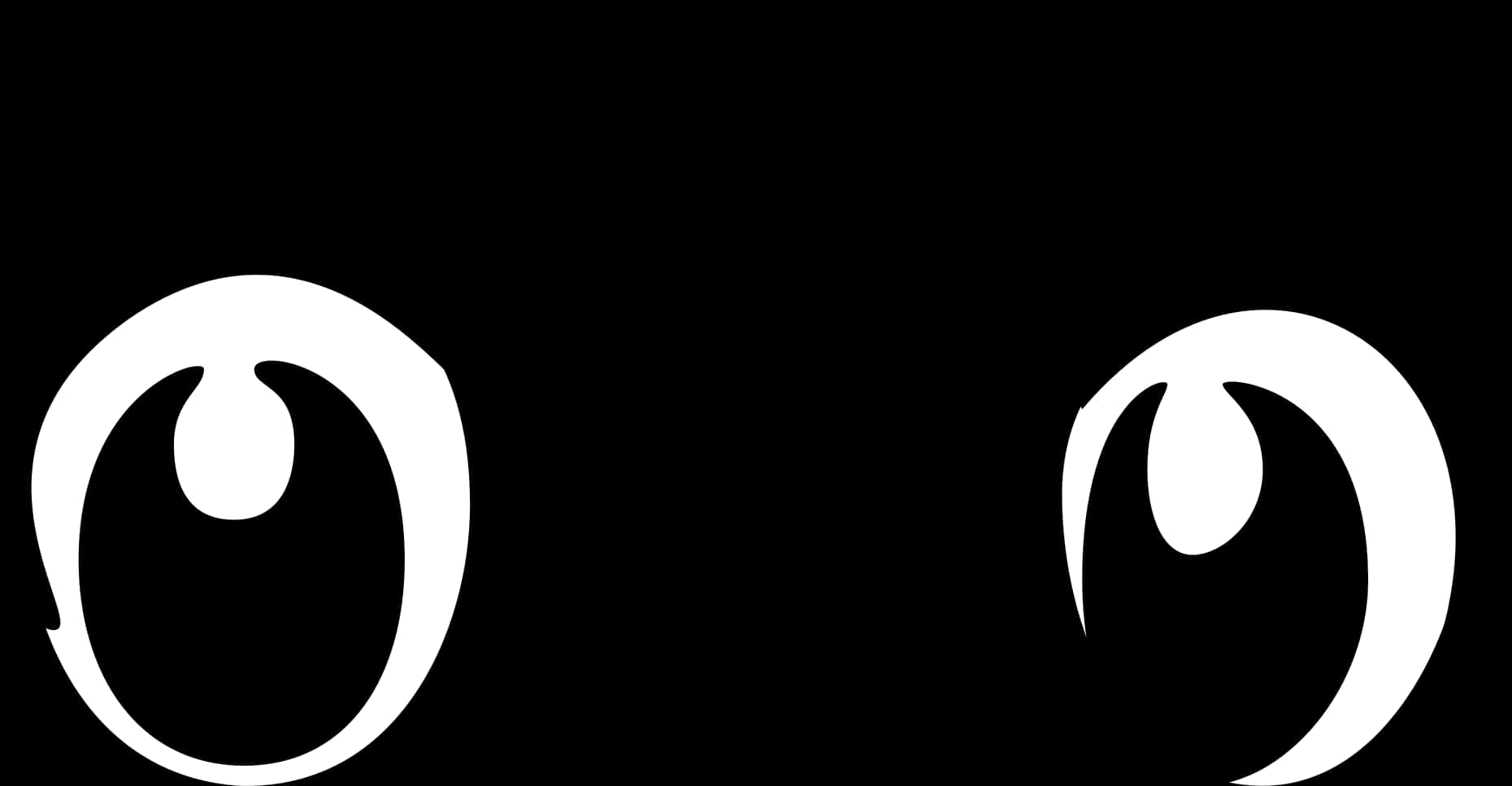 Abstract Eye Illustration Blackand White PNG Image