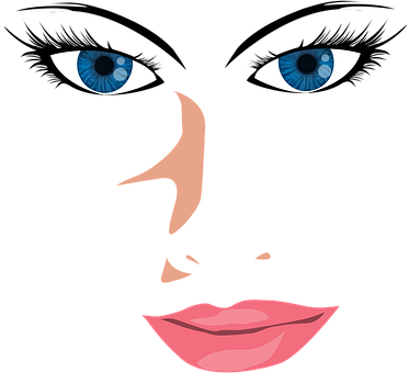 Abstract Face Illustration PNG Image