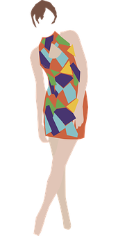 Abstract_ Fashion_ Figure PNG Image