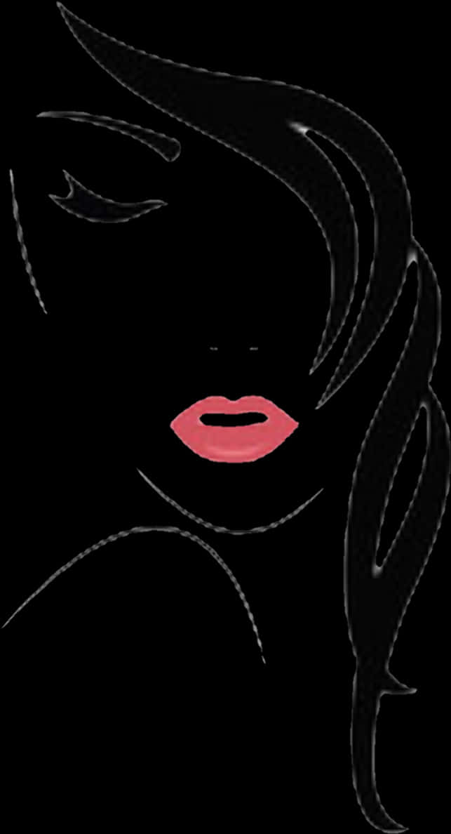 Abstract Female Silhouette PNG Image