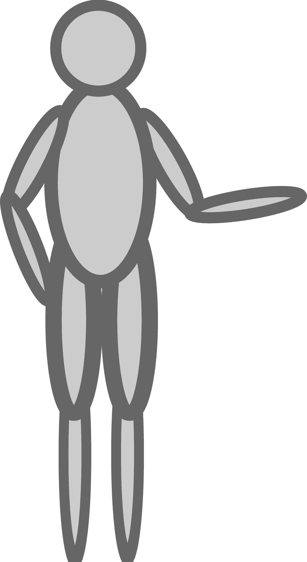 Abstract Figure Holding Sword PNG Image