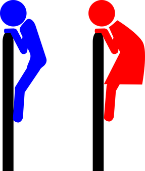 Abstract Figures Debate PNG Image