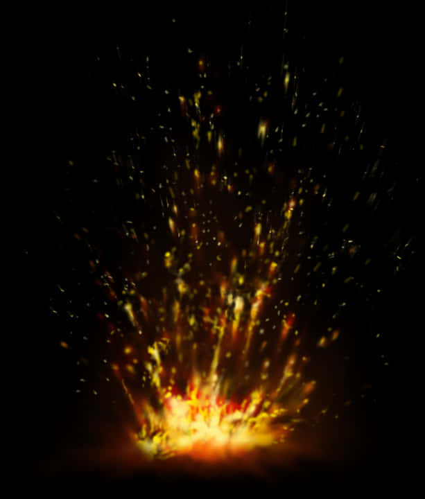 Abstract Firework Explosion PNG Image